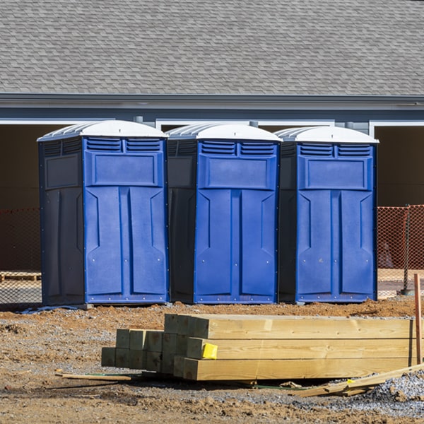 are there any restrictions on where i can place the porta potties during my rental period in Rocky Face GA